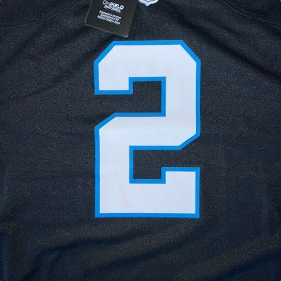 Nike On Field Carolina Panthers #2 DJ Moore Football Jersey Youth XL - Picture 7 of 9